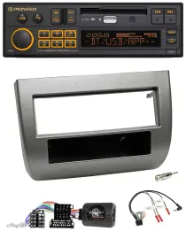 Pioneer DAB Lenkrad USB Bluetooth Autoradio für Lancia Y 843 05-11 dunkelsilberm