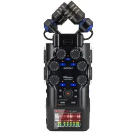 Zoom H6studio 8-Track 32-Bit Float Handy Recorder, Bundle with Wireless Lavalier