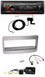 Автомагнитола для Toyota RAV4 2001–2006 Pioneer DAB, USB, Bluetooth, темно-серебристый