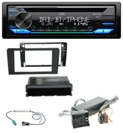 Автомагнитола JVC Bluetooth CD USB MP3 DAB для Audi A3 (8P) 2006–2012, совместима с активной системой Bose