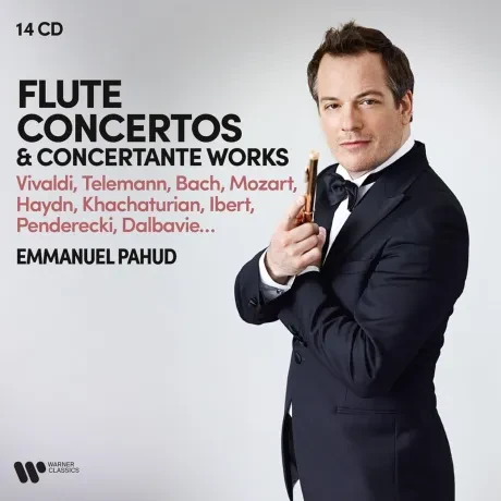 EMMANUEL PAHUD - Vivaldi, Bach, Mozart, Haydn, Telemann, Penderecki: Flute Concertos & Concertante Works (14CD)