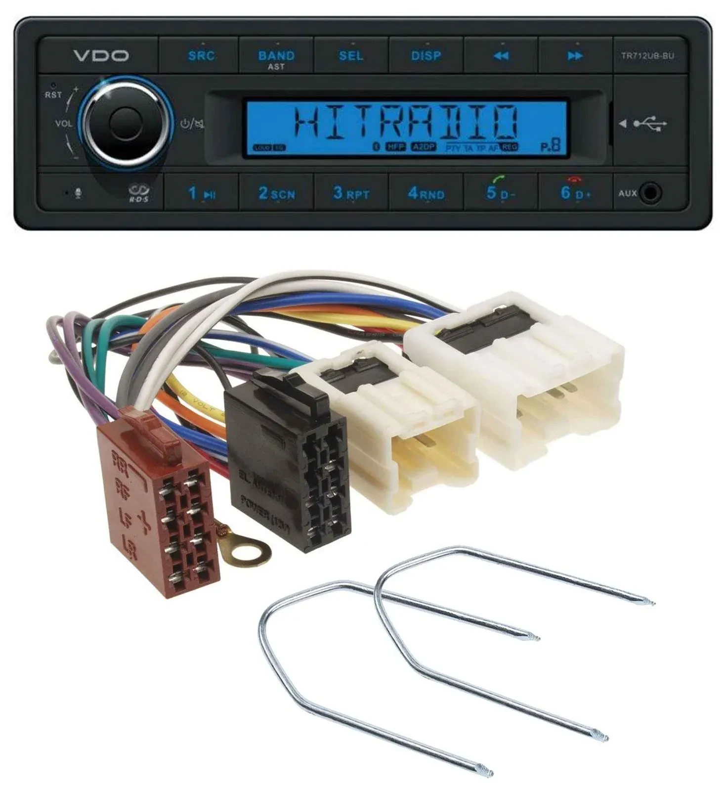 Автомагнитола для Nissan Pathfinder (1996–2003), Quest (1993–2002) VDO Bluetooth, USB, AUX, MP3