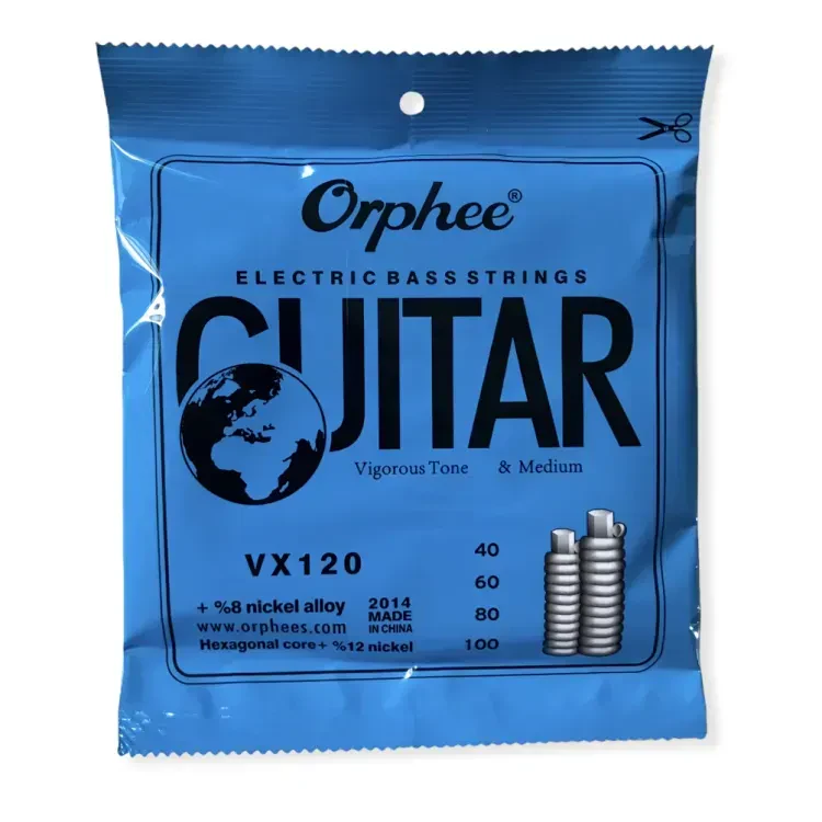 Струны для бас-гитары Orphee VX-120 Nickel Alloy 40-100