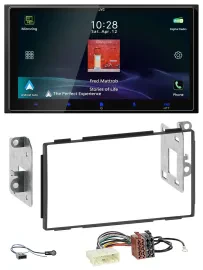 JVC USB Bluetooth 2DIN DAB MP3 Autoradio für Nissan Qashqai 2007-2013