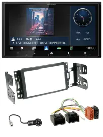 Kenwood Bluetooth 2DIN USB DAB MP3 Autoradio für Chevrolet Corvette Uplander 05-
