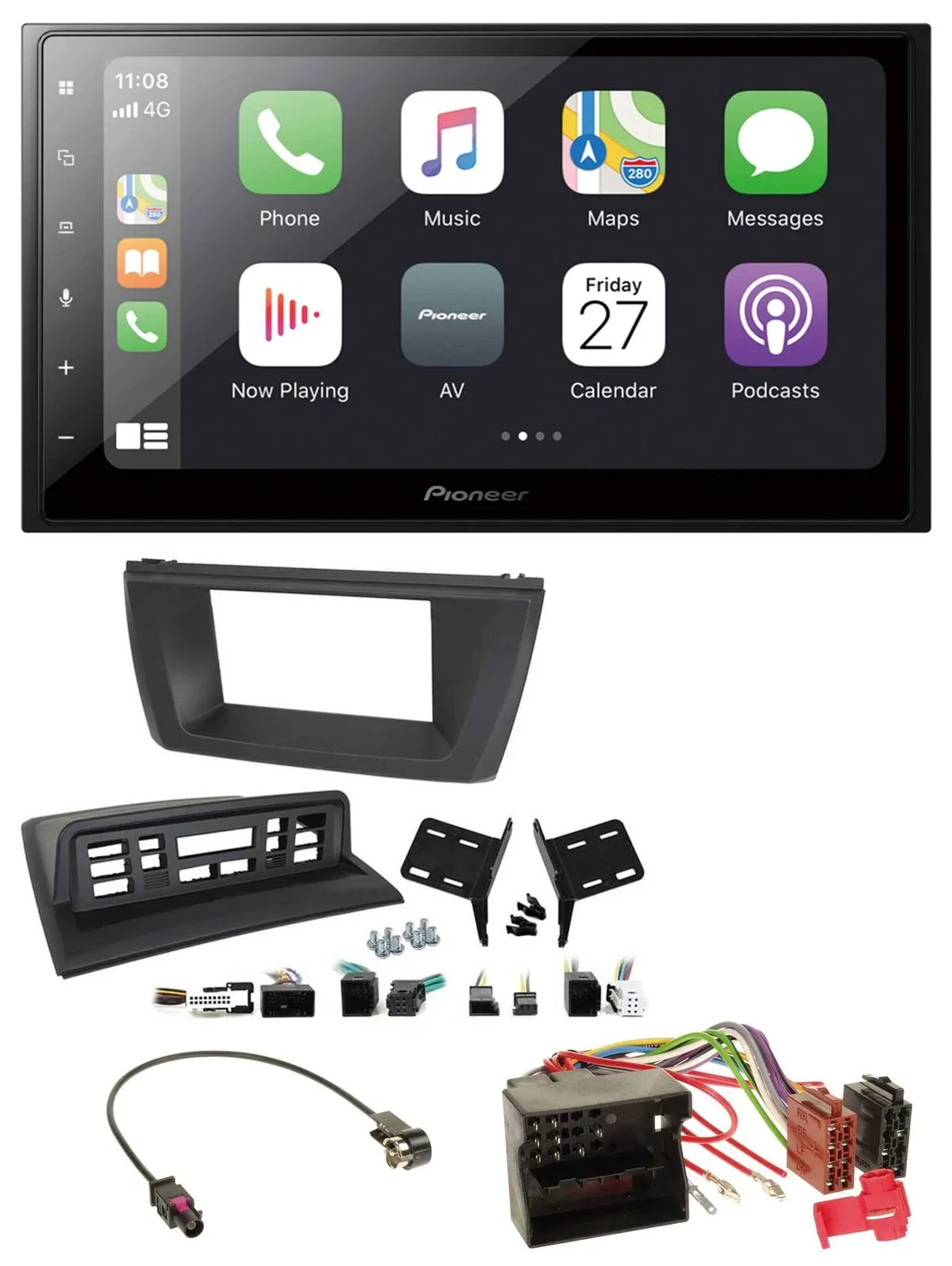 Автомагнитола для BMW X3 E83 (2004–2010) Pioneer 2 DIN Bluetooth DAB USB MP3