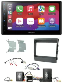 Pioneer DAB USB Lenkrad Bluetooth 2DIN Autoradio für Porsche Panamera Soundsyste