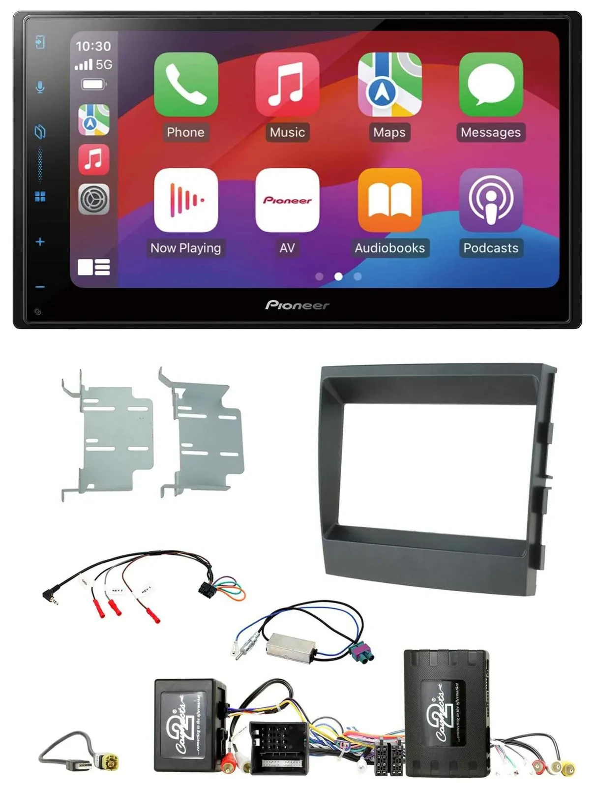 Pioneer DAB USB Lenkrad Bluetooth 2DIN Autoradio für Porsche Panamera Soundsyste