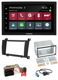 Blaupunkt DAB Bluetooth USB MP3 2DIN Autoradio für Mercedes SLK R171 2004-2011