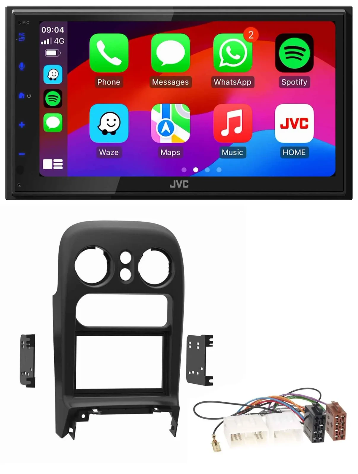 JVC Bluetooth 2DIN MP3 DAB USB Autoradio für Mazda MX-5 (1994-1997)