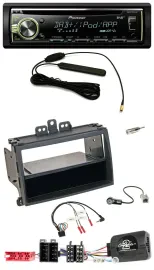 Pioneer MP3 USB CD DAB Lenkrad Autoradio für Hyundai i20 09-11 schwarz Rubber-To