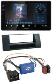 Автомагнитола Kenwood MP3 Bluetooth USB DAB для BMW 5 Series E39 и X5 E53 с карманом (Ablagefach)