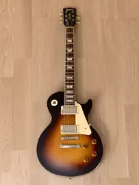 Электрогитара Burny Super Grade RLG-60 '59 Standard HH Tobacco Sunburst w/gigbag Japan 1990