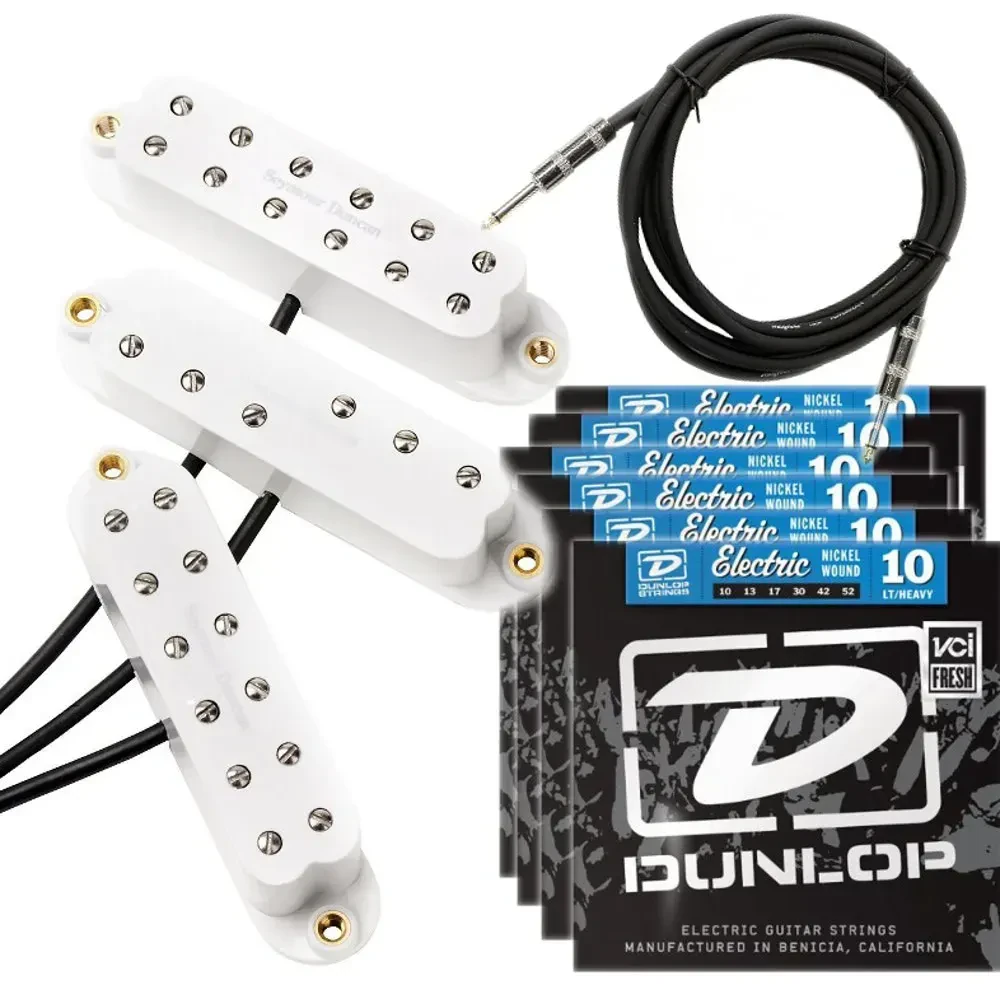 Звукосниматель для электрогитары Seymour Duncan Everything Axe (JB Jr, Duckbucker, Little '59) White (набор, 3 шт.)