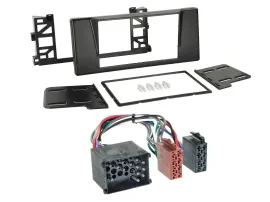 Radioeinbauset Doppel DIN Autoradio für BMW 5er (E39) X5 Rundpin