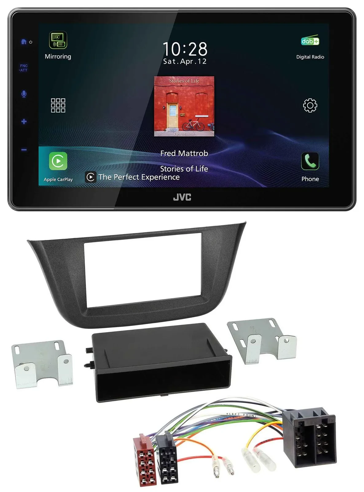 JVC DAB MP3 Bluetooth USB Autoradio für Iveco Daily (ab 2014)