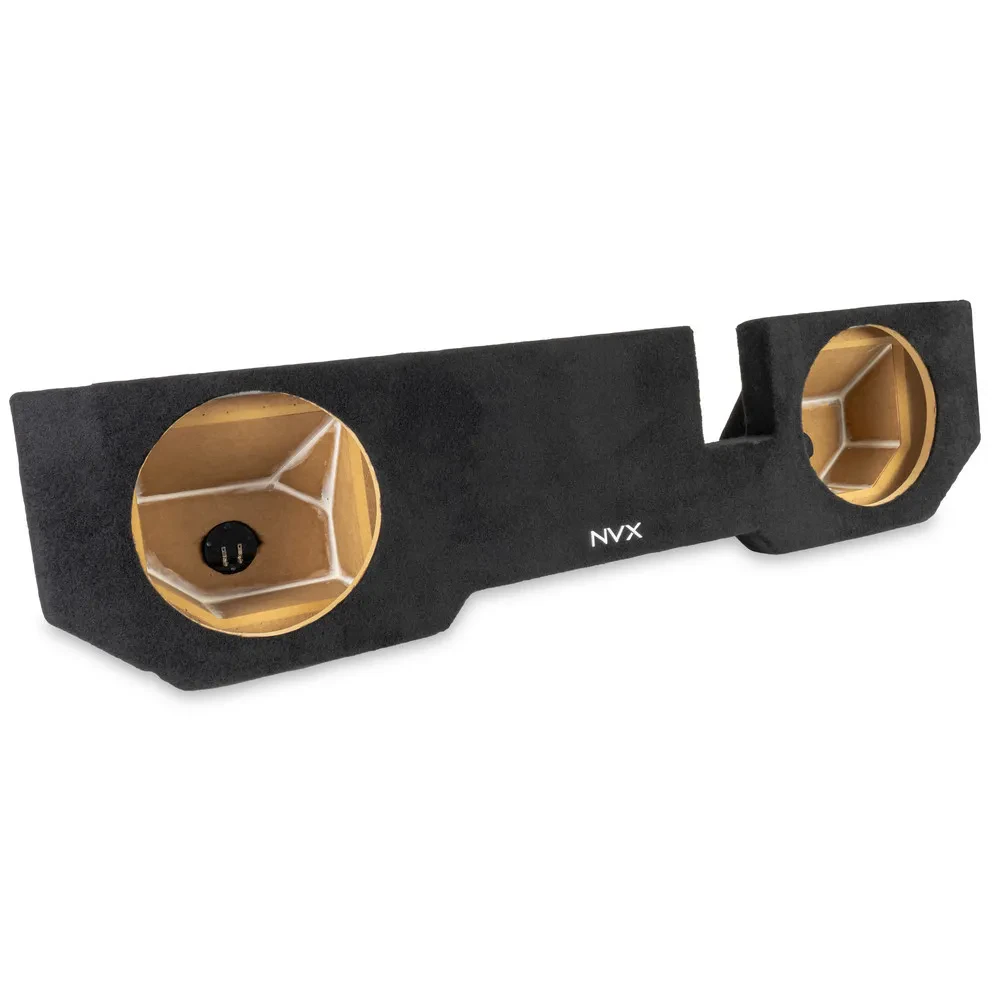NVX VE-DOD-RAMQCCG3-D12S Dual 12" Empty Subwoofer Enclosure