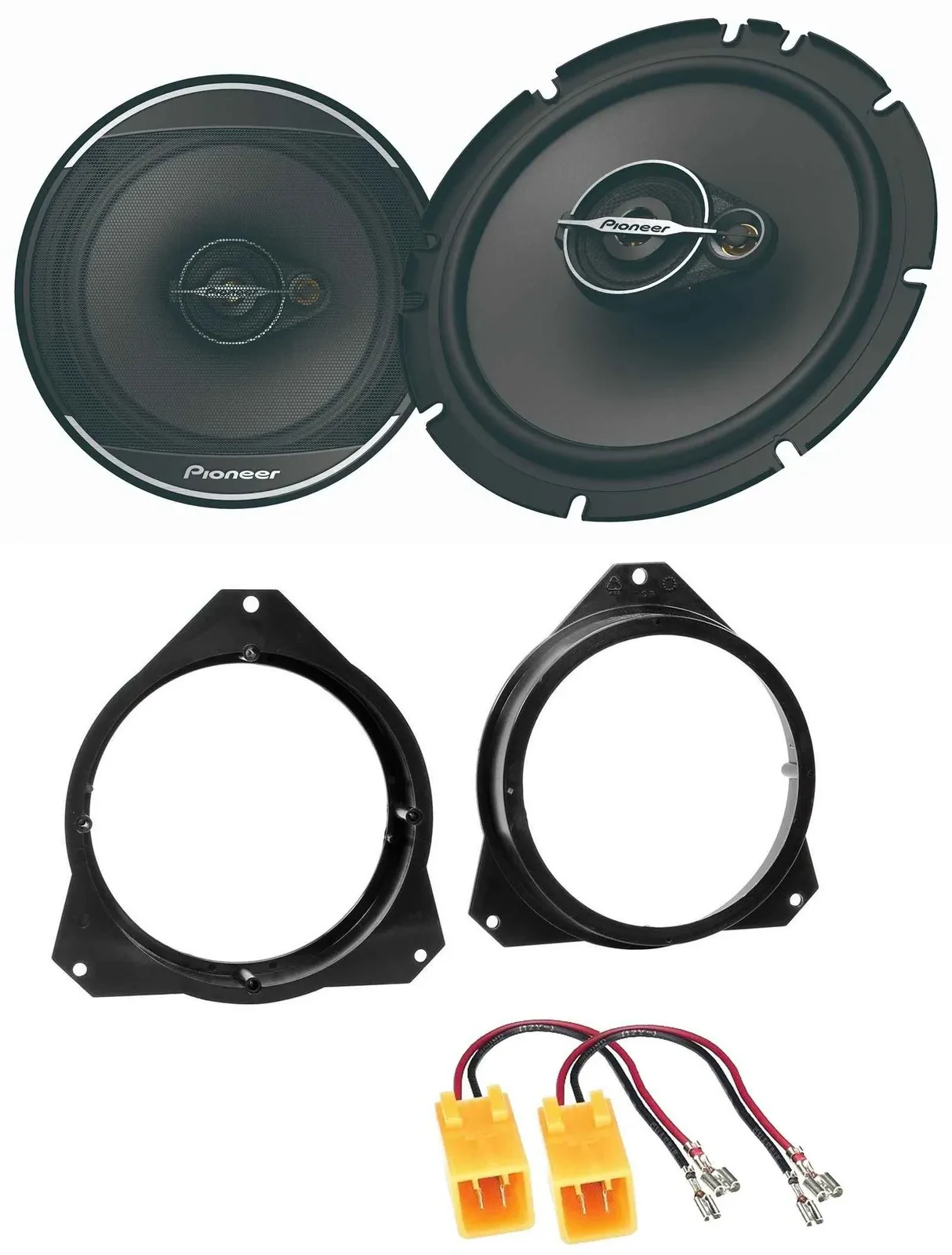 Pioneer 16,5cm 3-Wege 320Watt Lautsprecher für Peugeot Partner Tepee ab 08 Front