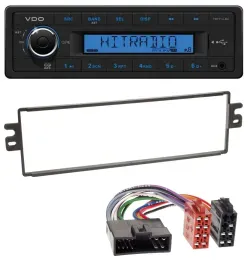 Автомагнитола VDO 1DIN MP3 USB AUX для Kia Rio, Clarus, Carens (до 2002)