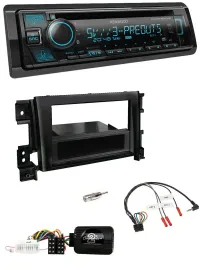 Автомагнитола Kenwood Bluetooth, USB, CD, DAB для Suzuki Grand Vitara 2005–2011, с поддержкой кнопок на руле