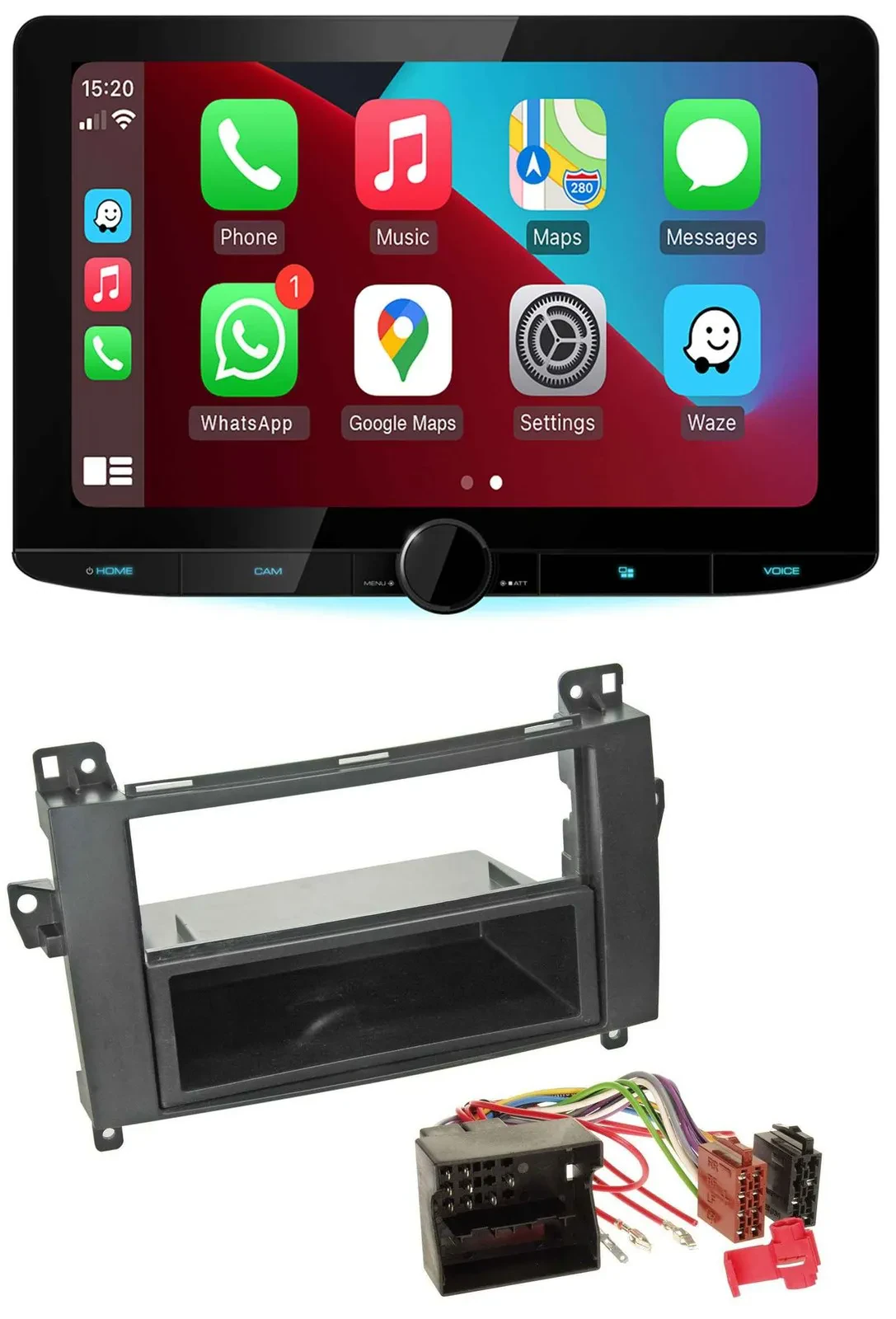 Kenwood MP3 USB DAB Bluetooth Autoradio für Mercedes A-Klasse 04-12 W169 C169