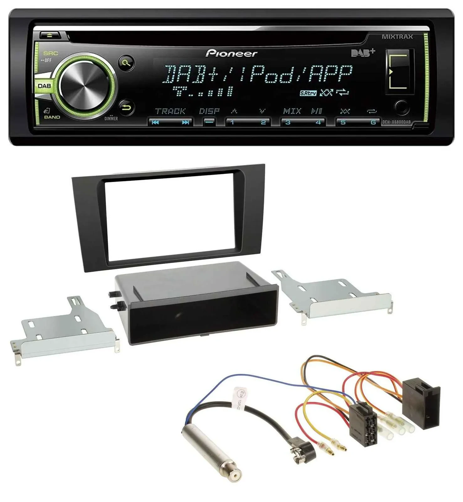 Pioneer DAB USB MP3 AUX CD Autoradio für Audi A4 (B5 1999-2001) Symphony