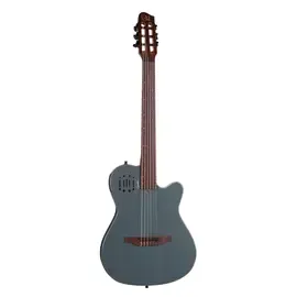 Классическая гитара с подключением Godin Multiac Mundial Hollow Body A/E Nylon String Guitar, Arctik Blue w/Gig Bag