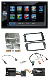 Blaupunkt SD USB TMC Bluetooth 2DIN Lenkrad Navigation für Ford S-Max Mondeo 07-