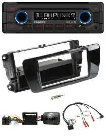 Автомагнитола для Seat Ibiza Blaupunkt CD MP3 Bluetooth USB, черный (рояльный лак)