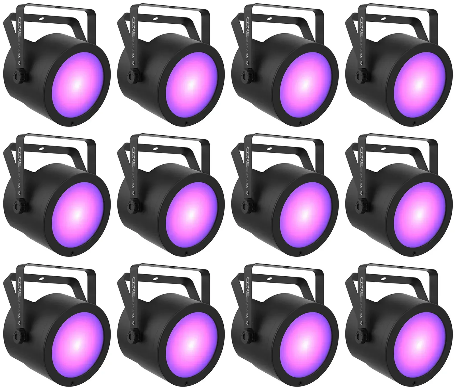 Ультрафиолетовый светильник Chauvet DJ COREpar UV 120 ILS COB LED D-Fi USB DMX (12 штук)