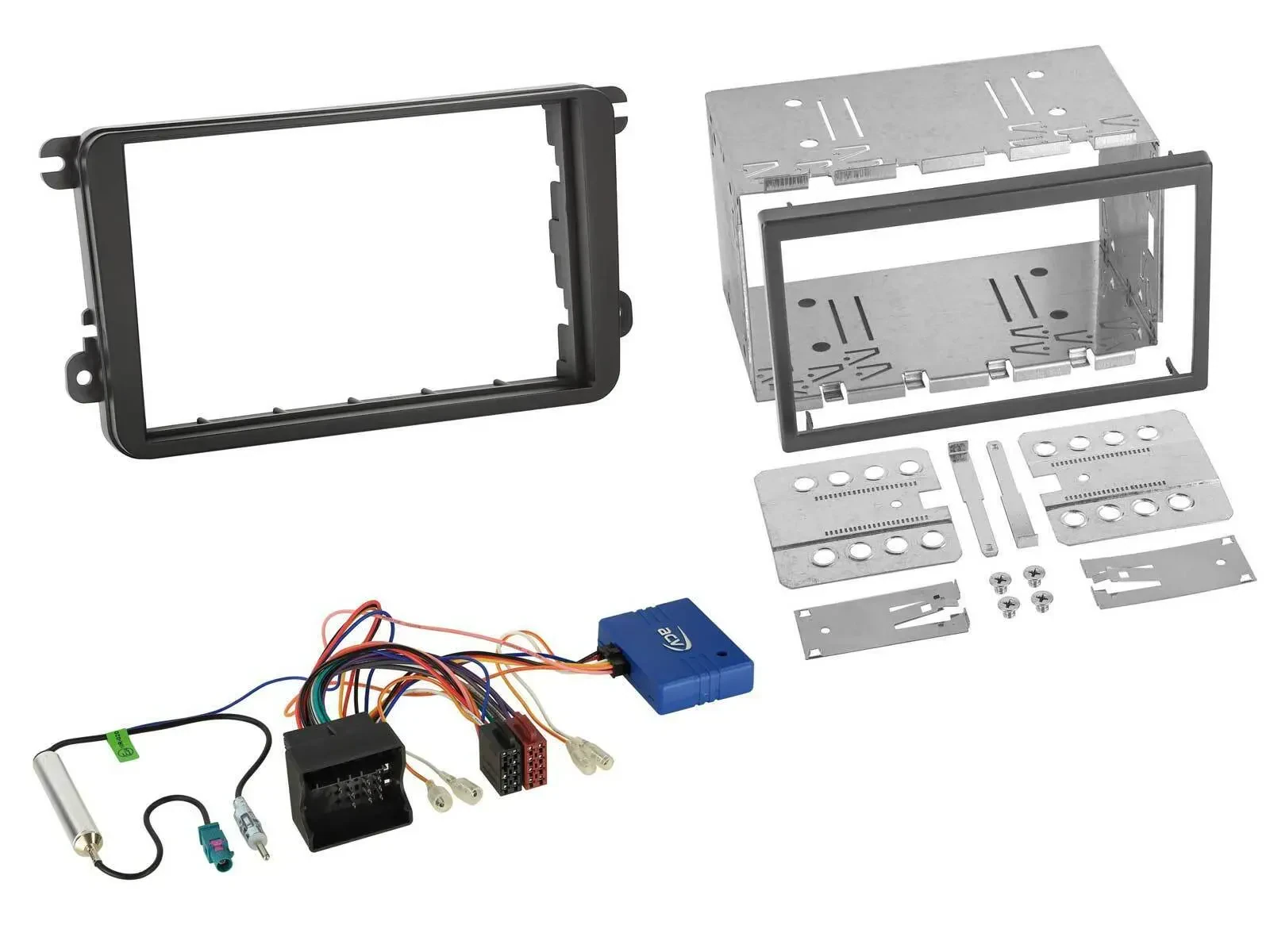 Einbauset CAN-Bus Doppel DIN Autoradio für VW Golf V VI Touran Passat 3C Caddy E