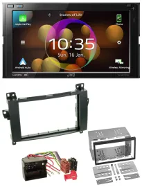 JVC DAB MP3 2DIN Bluetooth USB Autoradio für Mercedes B-Klasse T245 05-11