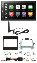 Pioneer USB 2DIN Bluetooth DAB Lenkrad Autoradio für Porsche 911 2011-2017 991