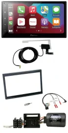 Pioneer USB Bluetooth DAB Lenkrad 2DIN Autoradio für Citroen C2 C3 Berlingo Jump