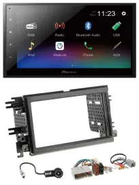 Автомагнитола для Ford Mustang / F-150 (2004–2009) Pioneer 2-DIN, USB, Bluetooth, DAB, MP3