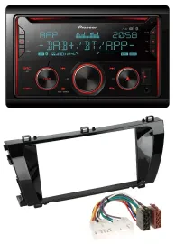 Автомагнитола для Toyota Corolla (с 2014) Pioneer 2DIN, DAB, MP3, Bluetooth, USB, CD