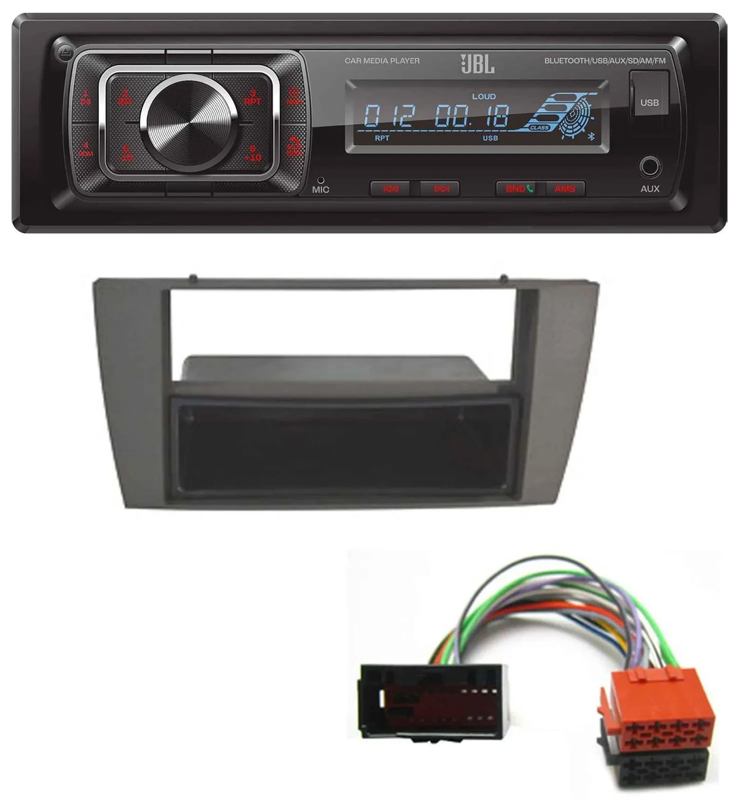 JBL SD AUX MP3 USB Bluetooth Autoradio für Jaguar S-Type X-Type 2003-2008