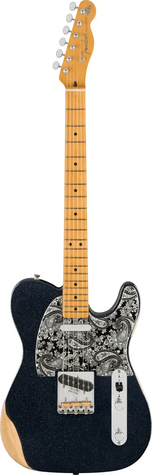 Электрогитара Fender Brad Paisley Signature Road Worn Telecaster Black Sparkle