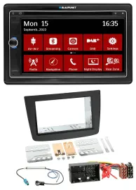 Автомагнитола для Alfa Romeo Mito 955 Blaupunkt 2DIN Bluetooth DAB USB DVD MP3