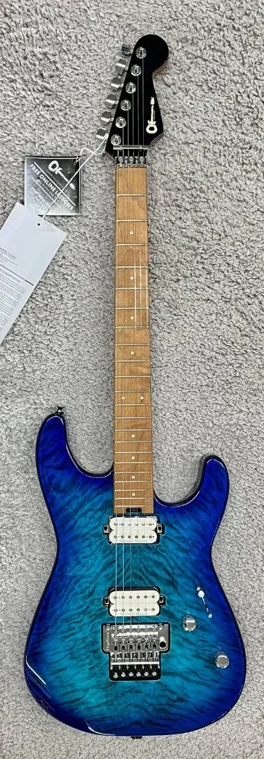 Электрогитара Charvel Pro-Mod Plus San Dimas Style 1 HH FR CM, Chlorine Burst
