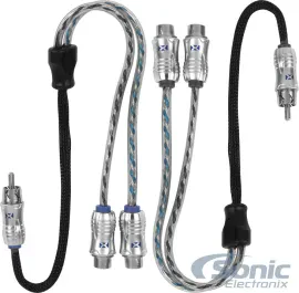 Переходник NVX XIX2F RCA Y-адаптер 1x RCA (M) → 2x RCA (F) (набор, 2 шт.)