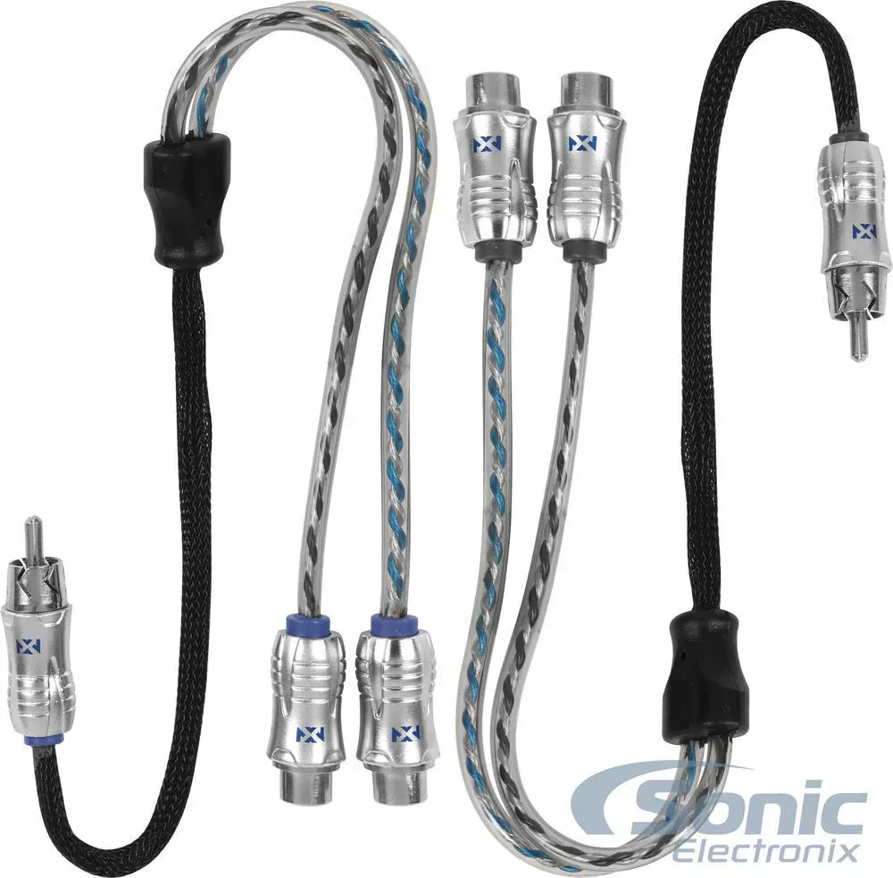 Переходник NVX XIX2F RCA Y-адаптер 1x RCA (M) → 2x RCA (F) (набор, 2 шт.)