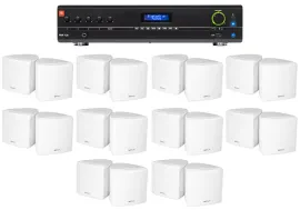 Настенная акустика JBL Cube 70v White с усилителем (20 штук)