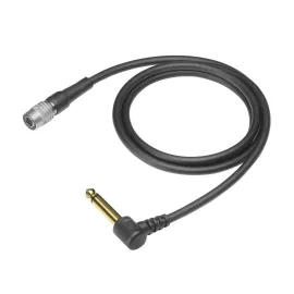 Audio-Technica AT-GRcW 1/4-Inch Right-Angle to Locking 4-Pin Guitar Input Cable