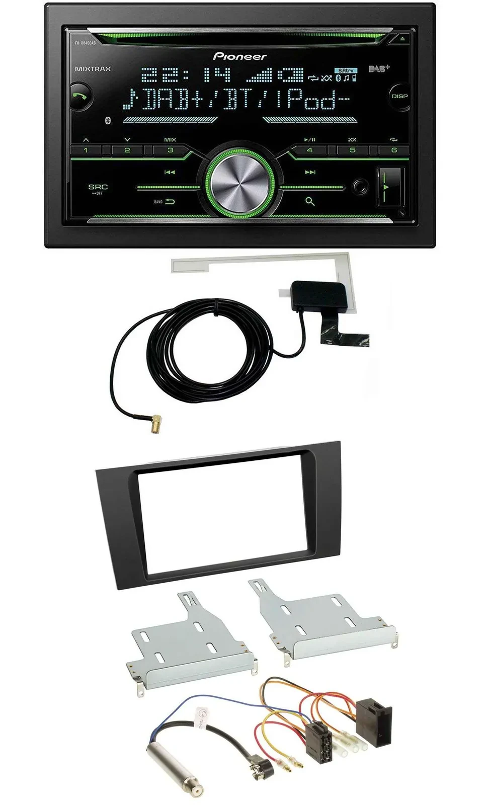 Pioneer CD USB MP3 Bluetooth 2DIN DAB Autoradio für Audi A4 B5 1999-2001 Symphon