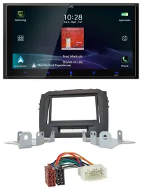 JVC USB Bluetooth 2DIN DAB MP3 Autoradio für Suzuki Vitara LY ab 04/2015