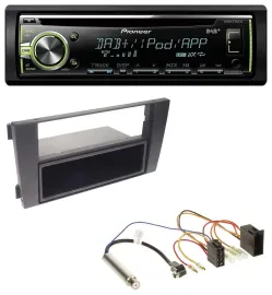 Автомагнитола для Audi A6 C5 2001–2005 Pioneer DAB USB MP3 AUX CD Symphony ISO
