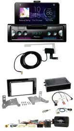 Pioneer DAB Bluetooth Lenkrad USB Autoradio für Toyota Aygo ab 2022 AB7 Klavierl