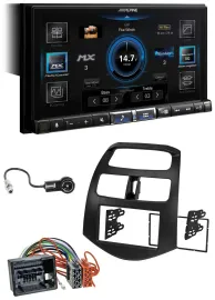 Автомагнитола Alpine 2DIN DAB USB Bluetooth MP3 для Chevrolet Spark (с 2013)