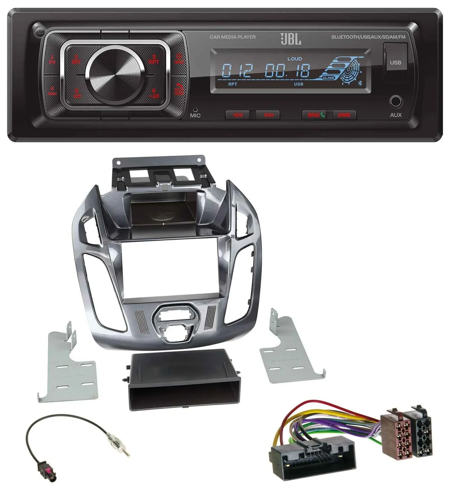 JBL SD AUX MP3 USB Bluetooth Autoradio für Ford Connect Transit 12-18 ohne Displ